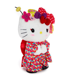Hello Kitty Kimono 10" Standing Plush (Japan Pop Series) Plush NAKAJIMA CORPORATION   