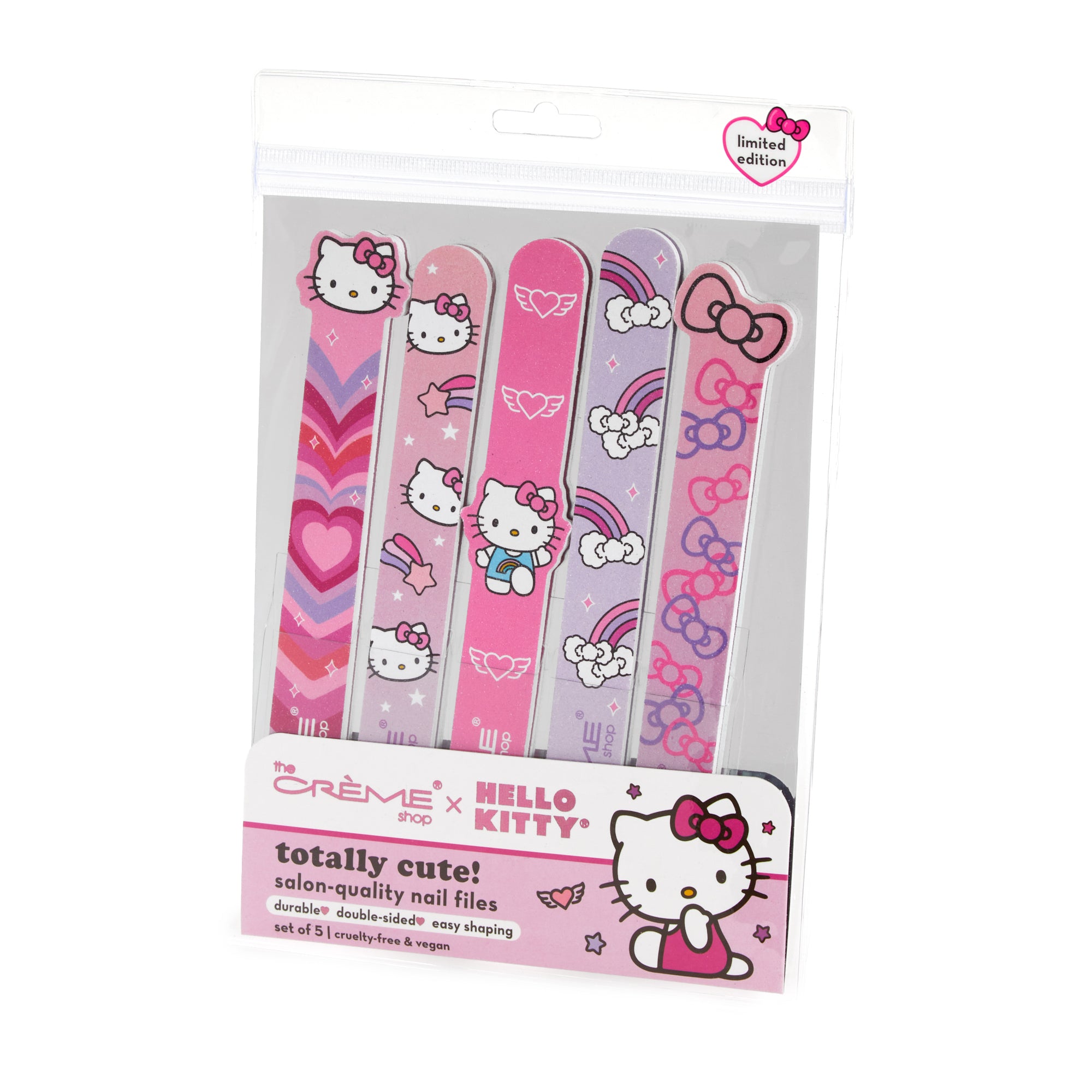The Crème Shop x Hello Kitty Y2K Totally Cute Nail Files (Set of 5) Beauty The Crème Shop   
