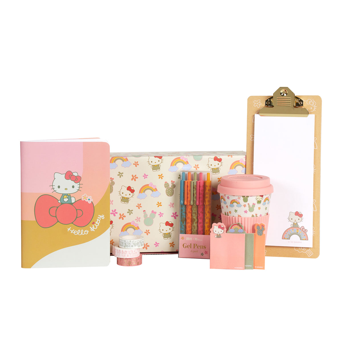 Hello Kitty x Erin Condren Desert Rainbow Deluxe Gift Box Stationery ERIN CONDREN   