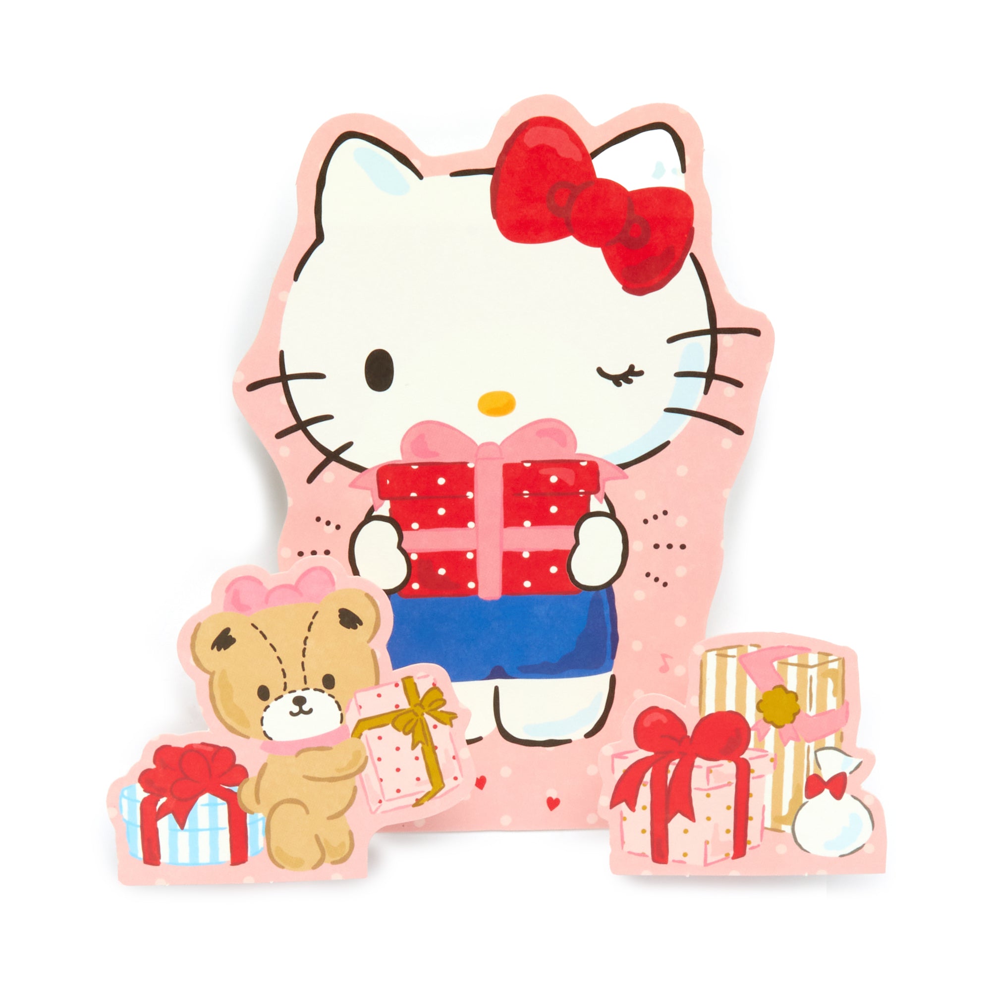 Hello Kitty Stickers and Greeting Card Stationery Japan Original   