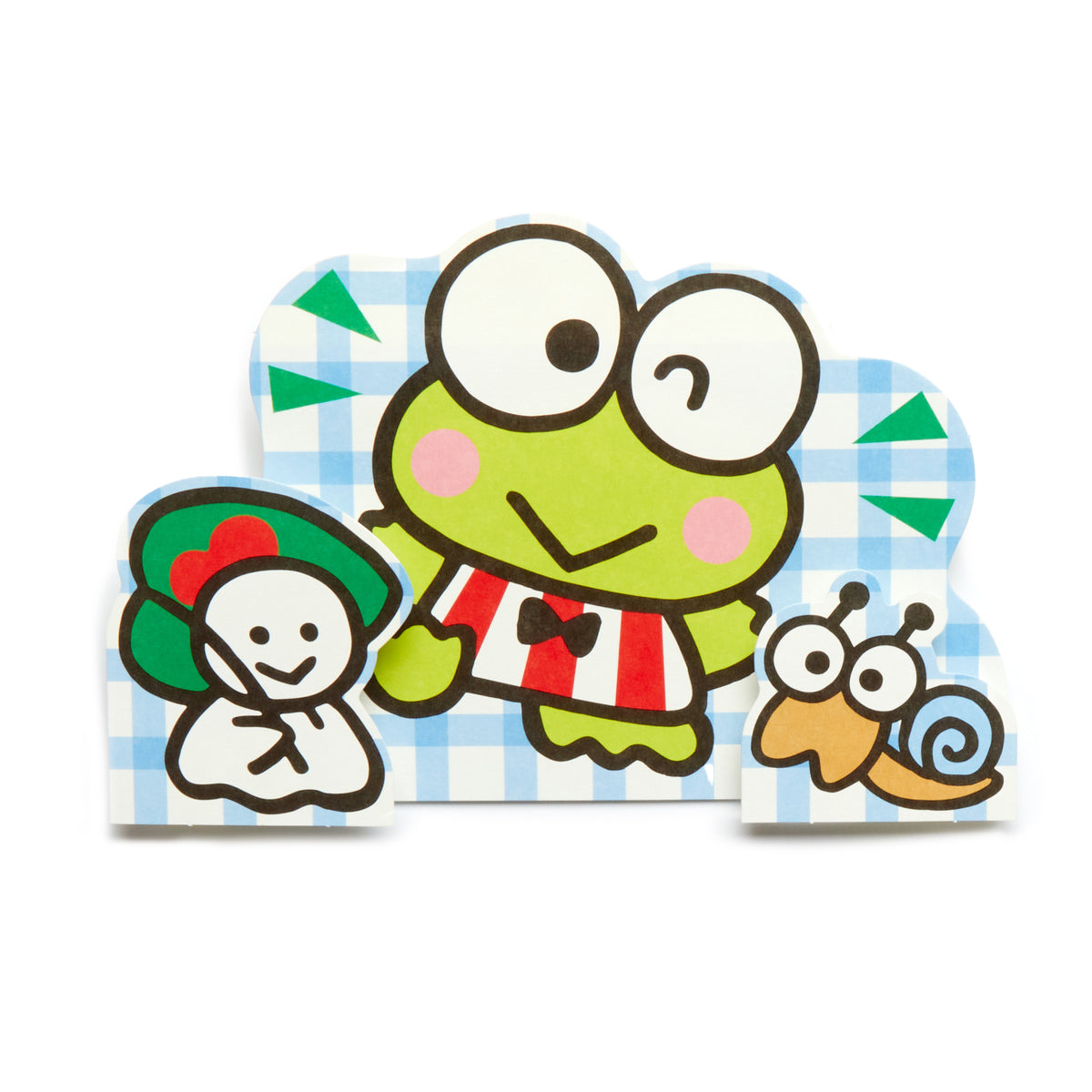 Keroppi Stickers and Greeting Card Stationery Japan Original   