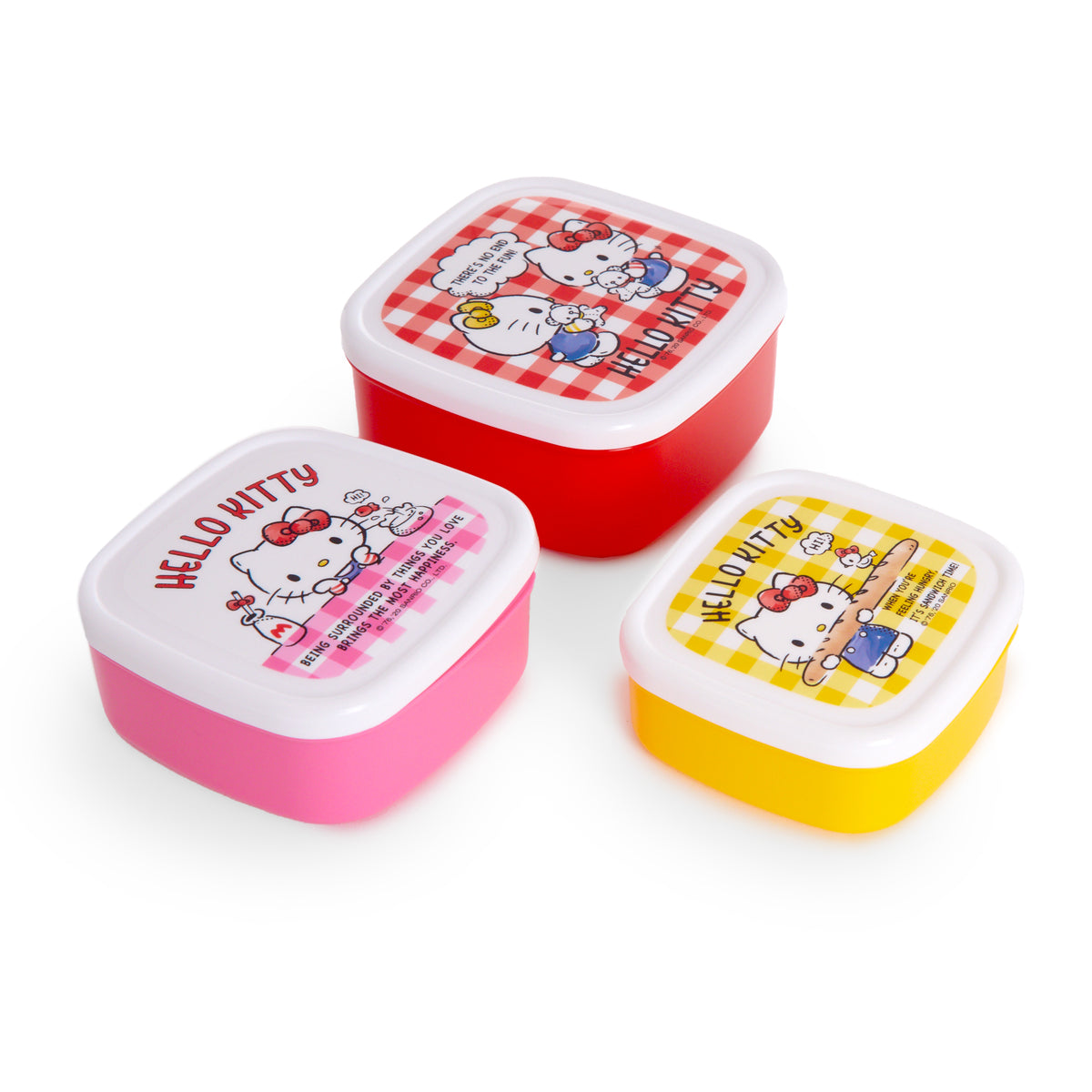 Hello Kitty 3-Piece Storage Containers (Talk Series) Kitchen Sanrio   