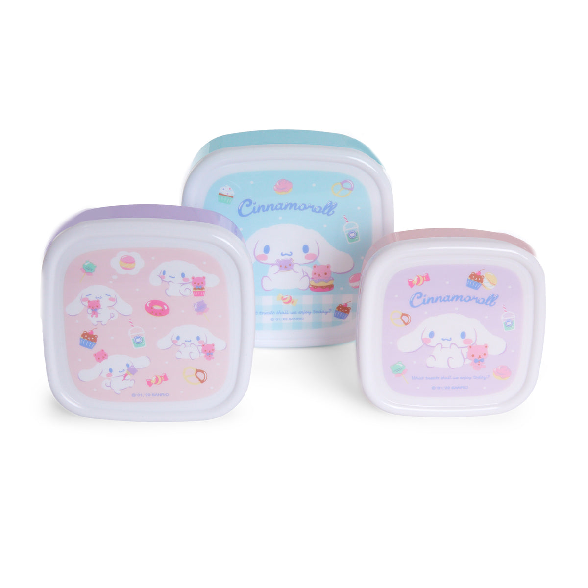 Cinnamoroll 3-Piece Storage Containers (Sweets Series) Kitchen Sanrio   