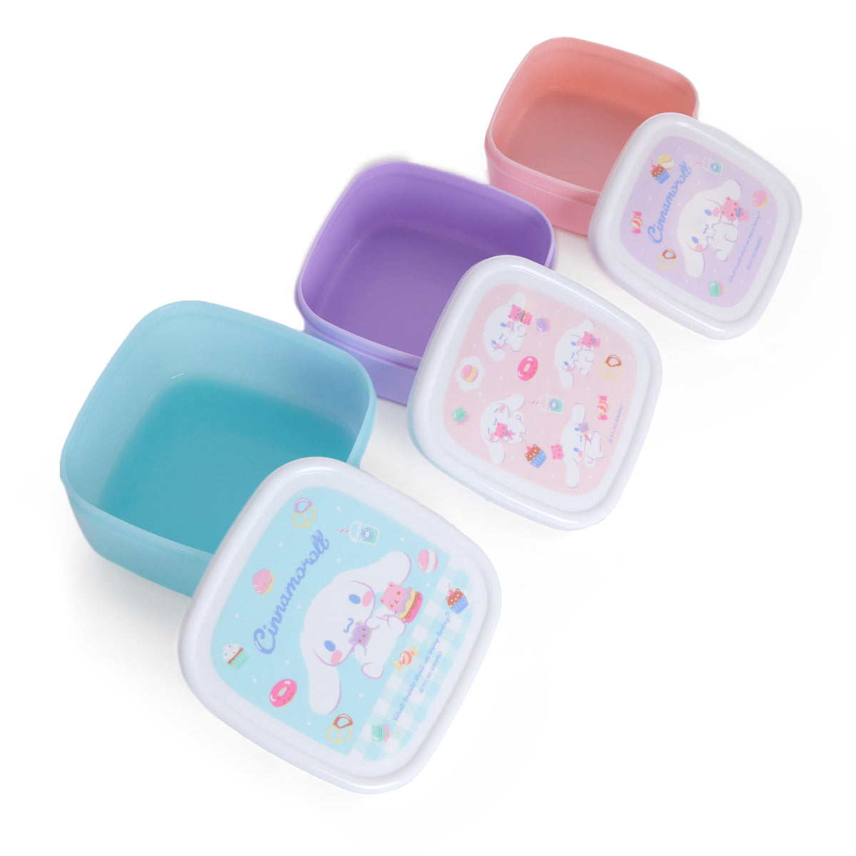 Cinnamoroll 3-Piece Storage Containers (Sweets Series) Kitchen Sanrio   