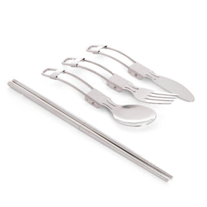My Melody Stainless Steel Cutlery Set (Camping Series) Toys&Games Global Original   