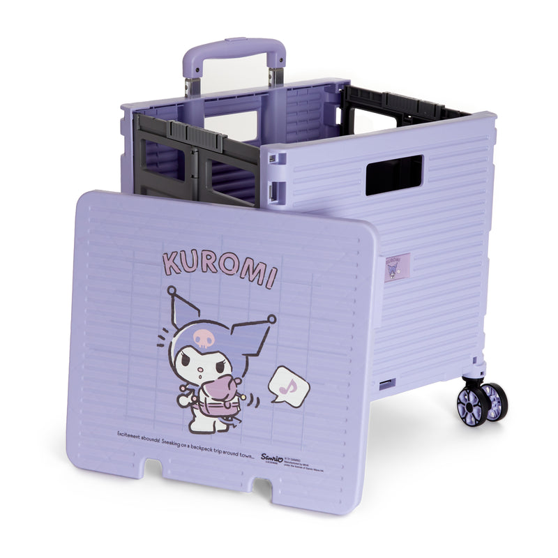 Kuromi Foldable Rolling Cart (Backpack Adventure)