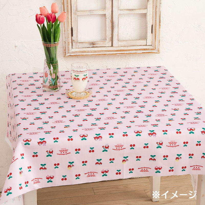 Sanrio Characters Kitchen Tablecloth (Spring Cherry &amp; Tulip Series) Home Goods Japan Original   