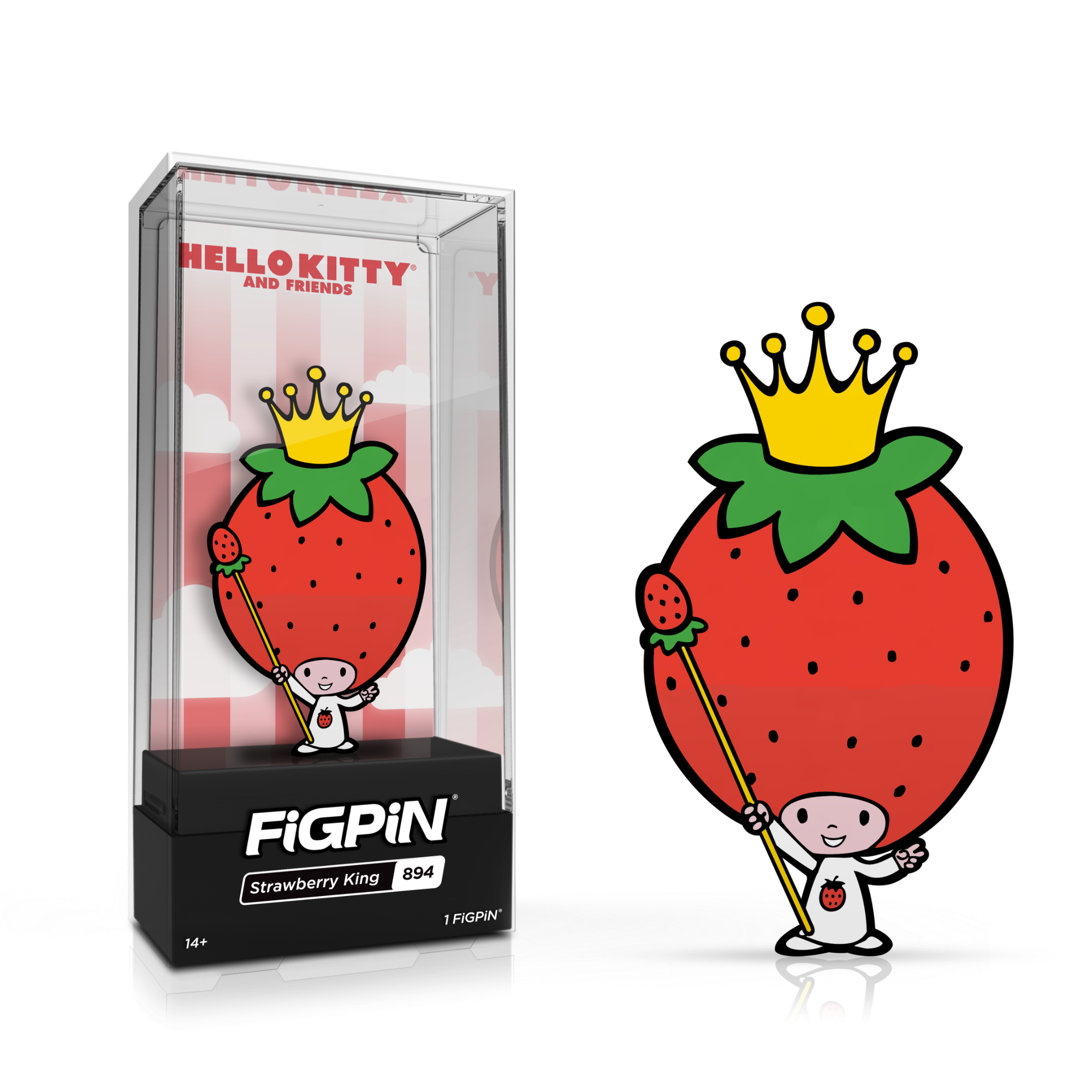 Strawberry King FiGPiN #894 Classic Strawberry King Accessory FiGPiN Collect Awesome Inc   