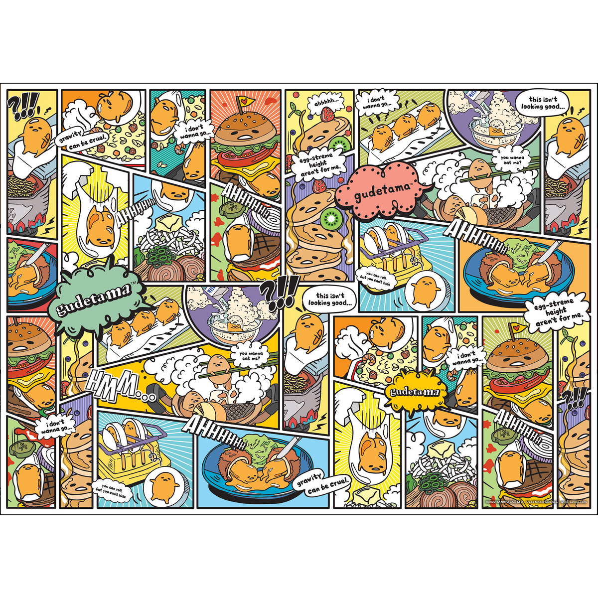 Gudetama Amazing Egg-ventures 1000-pc Puzzle Toys&amp;Games USAopoly Inc   