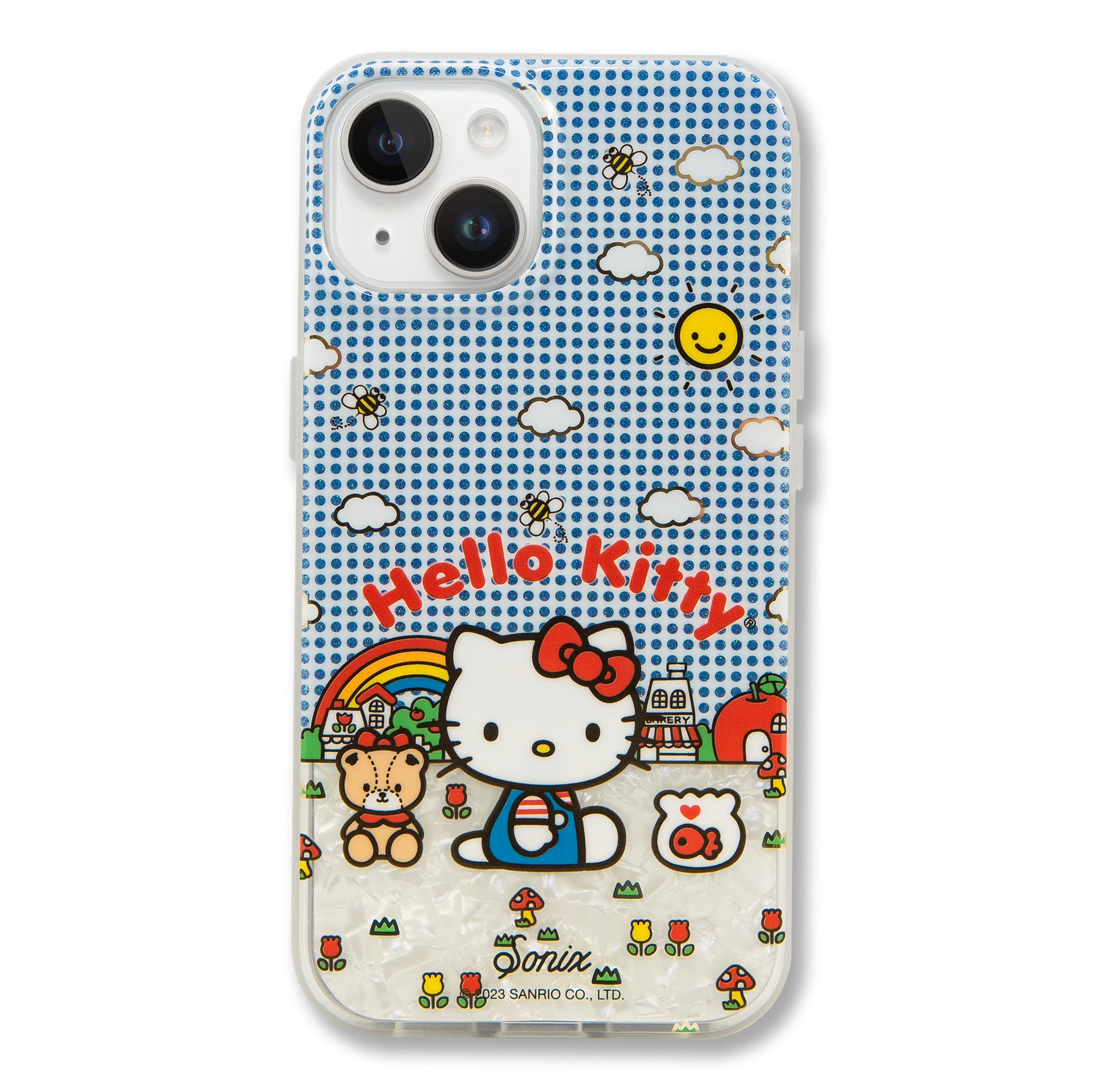 Hello Kitty HKHCP13XHDGPHT Custodia rigida per iPhone 13 Pro Max 6,7 biały/bianco IML Kitty On Bricks Graffiti Hello Kitty HKHCP13XHDGPHT Custodia rigida per iPhone 13 Pro Max 6,7 biały/bianco IML Kitty On Bricks Graffiti