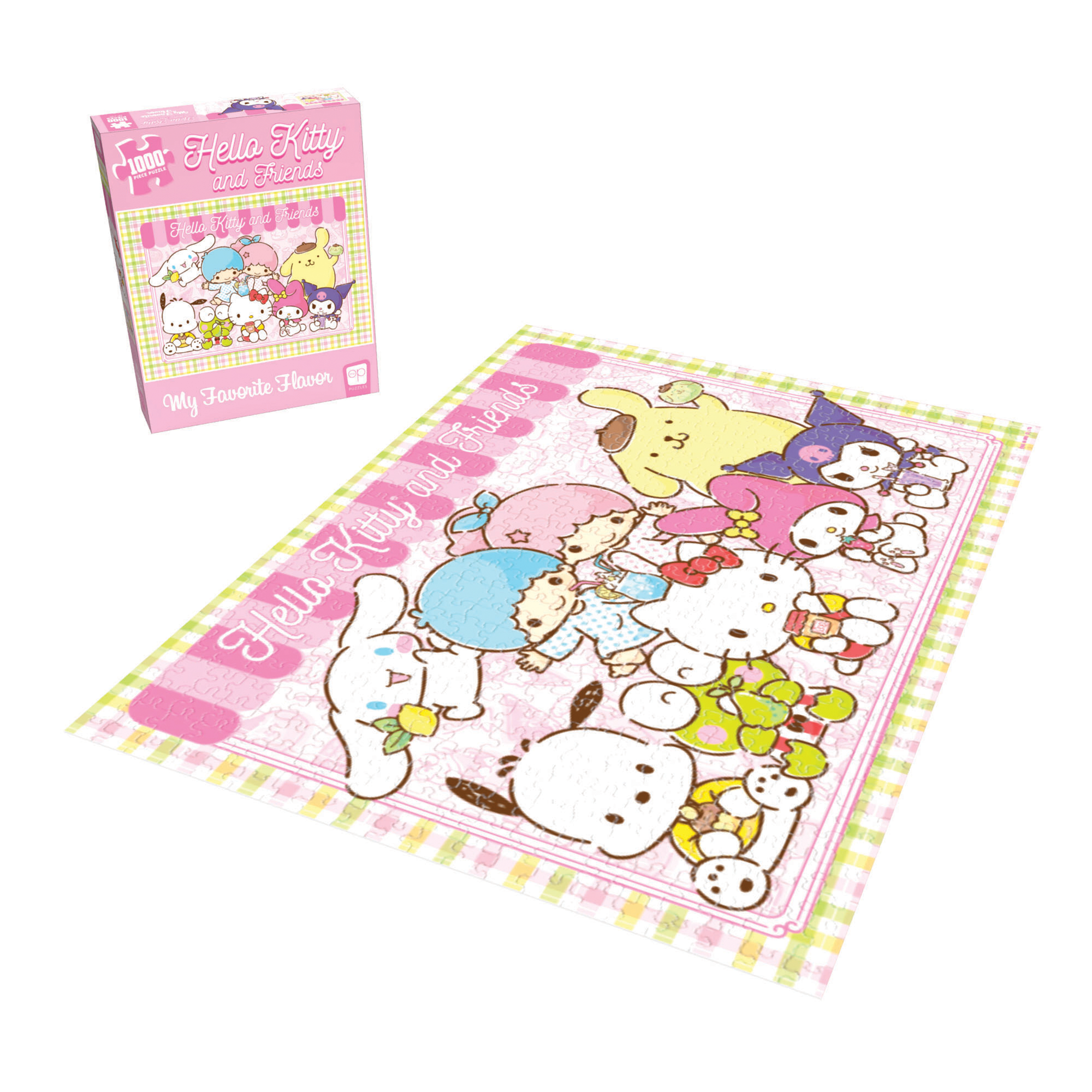 Hello Kitty and Friends My Favorite Flavor 1000-pc Puzzle Toys&Games USAopoly Inc   