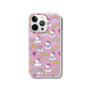 Hello Kitty x Sonix Rainbow MagSafe® Compatible iPhone Case Accessory BySonix Inc. PURPLE 13 PRO 