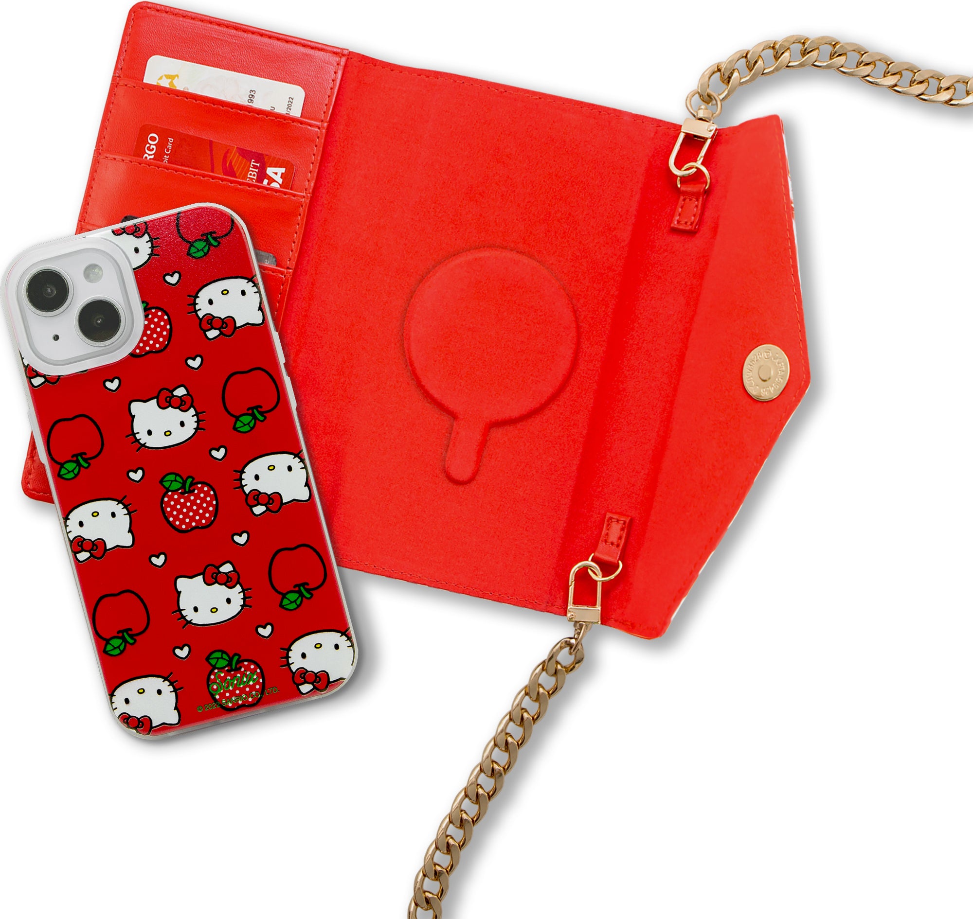 Hello Kitty x Sonix Apples Detachable Wallet Case Accessory BySonix Inc.   