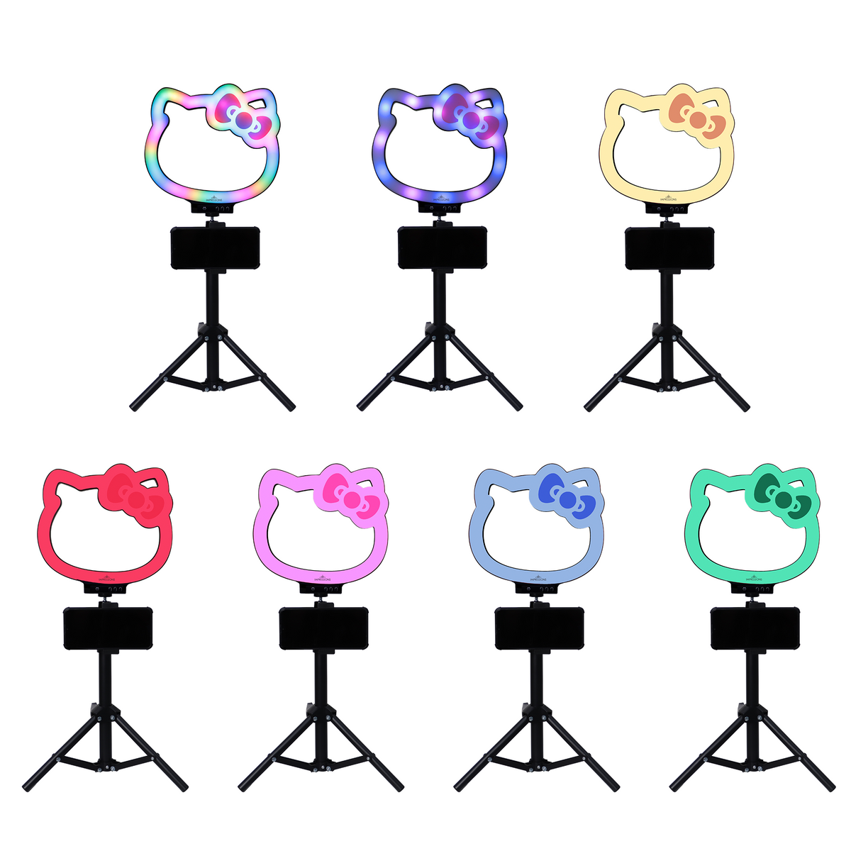 Hello Kitty x Impressions Vanity 10&quot; Desktop Ring Light Tripod Beauty Impressions Vanity   