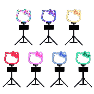 Hello Kitty x Impressions Vanity 10" Desktop Ring Light Tripod Beauty Impressions Vanity   