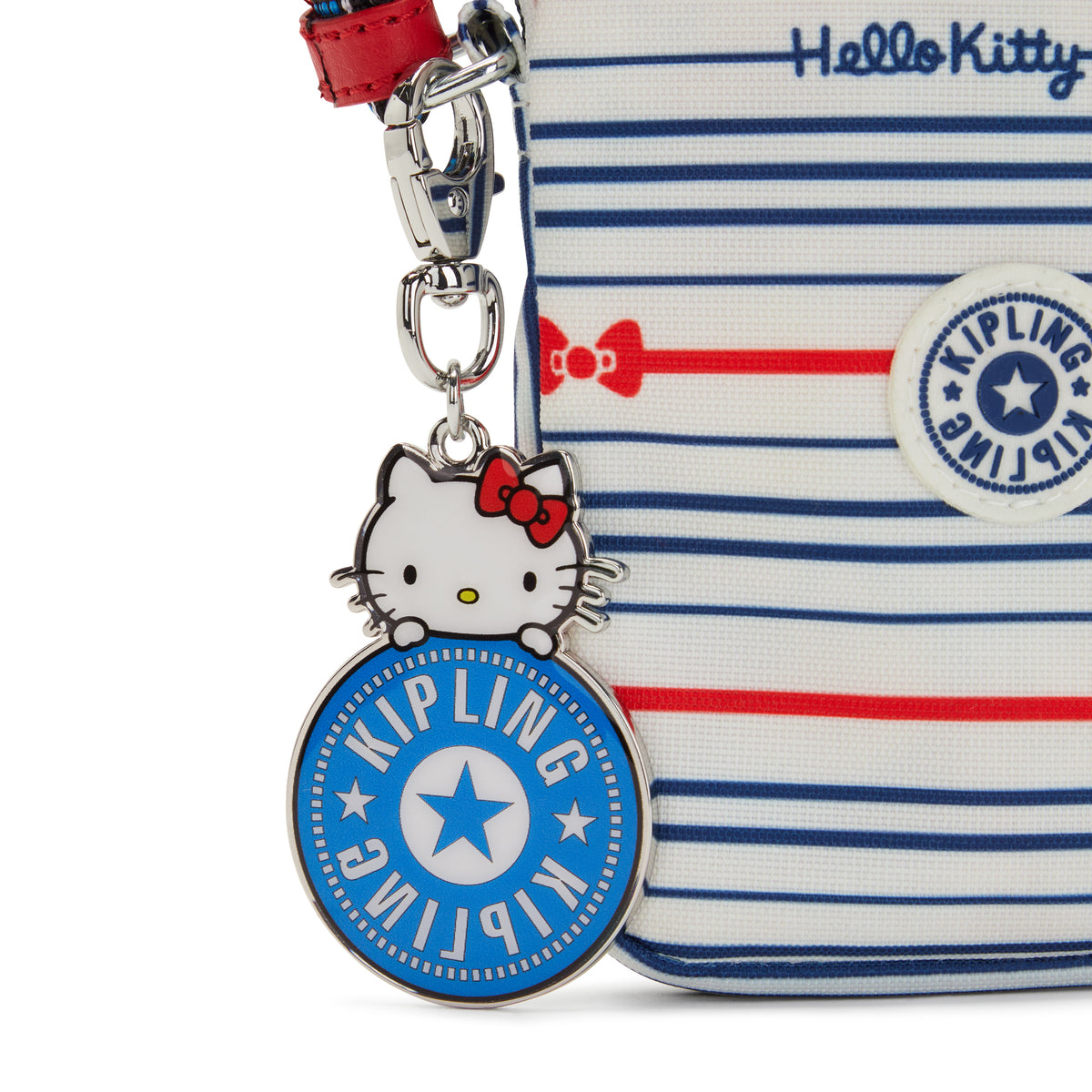 Hello Kitty x Kipling Classic Stripes Tally Sling Bag Bags Kipling Retail LLC   