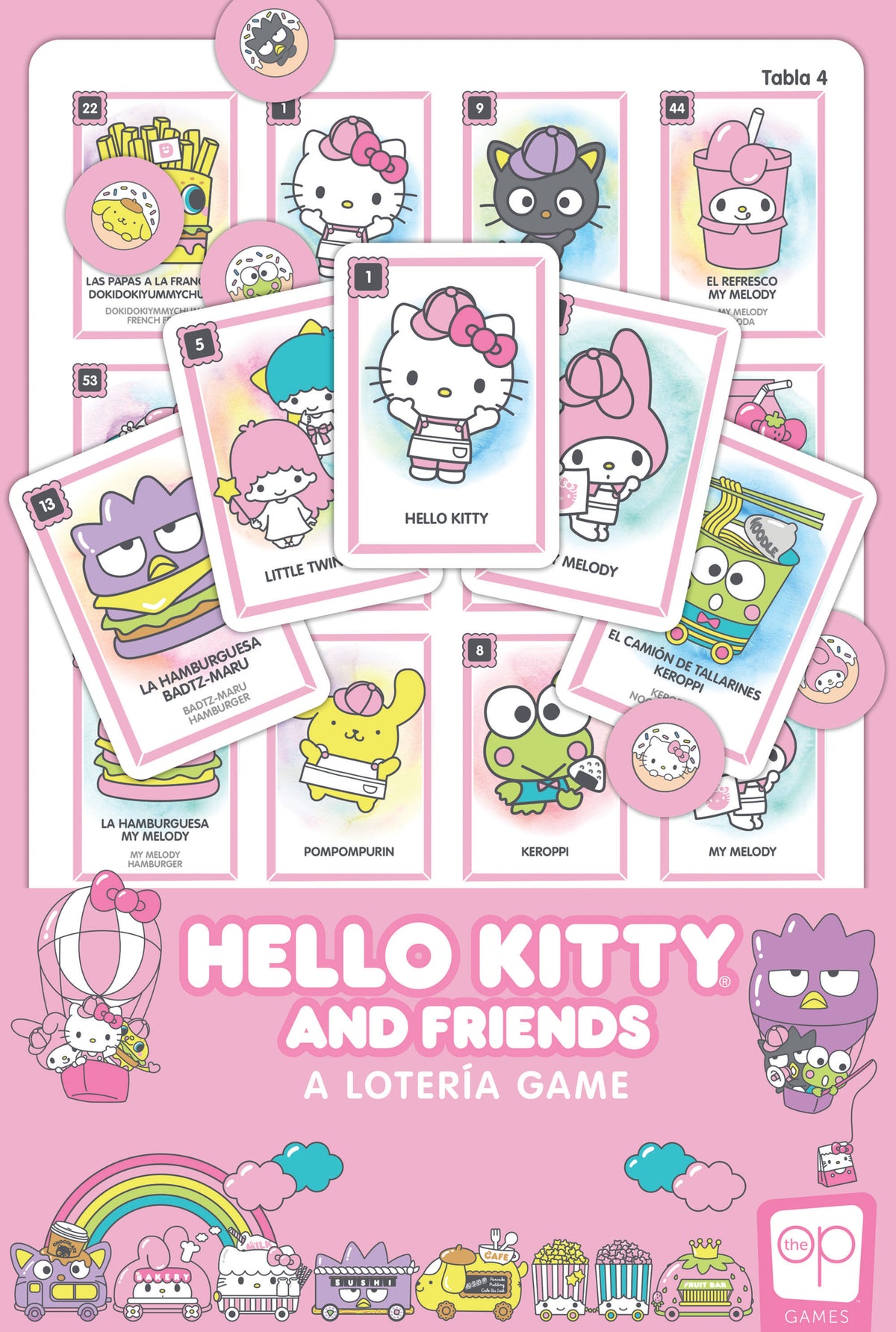 Hello Kitty and Friends Loteria Board Game Toys&amp;Games USAopoly Inc   
