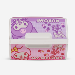 My Melody & Kuromi x Igloo® Bubble Tea Little Playmate 7 Qt Cooler Travel Igloo Products Corp   