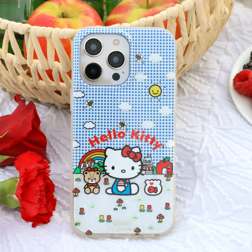 Hello Kitty x Sonix Good Morning iPhone Case Accessory BySonix Inc. Blue Multi iPhone 14 / iPhone 13 
