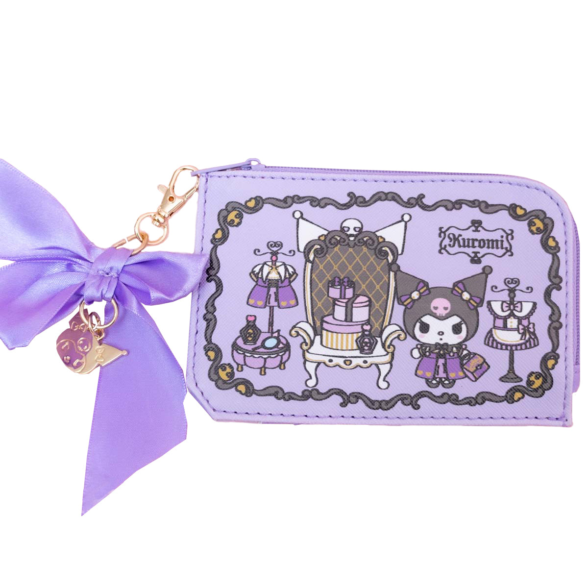 Kuromi Compact Card Wallet (Royal Princess Series) Bags Global Original   