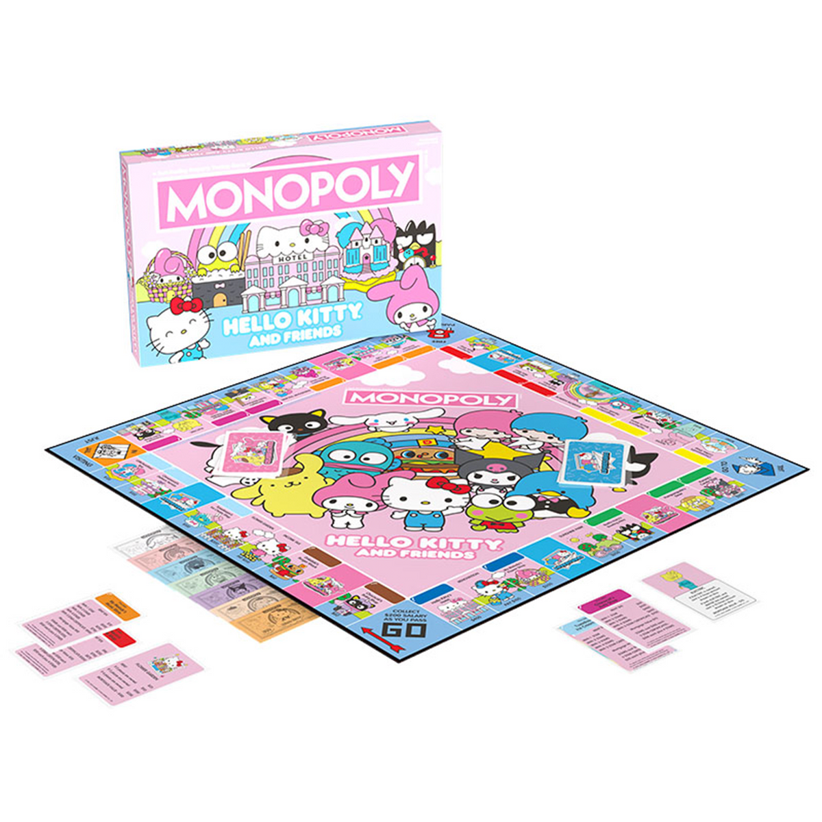 Hello Kitty &amp; Friends Monopoly Board Game Toys&amp;Games USAopoly Inc   