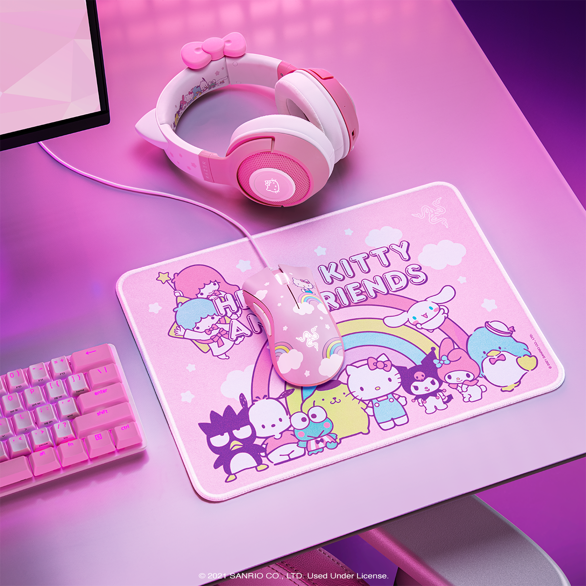 Hello Kitty and Friends x Razer Essential Mouse/Mousepad Bundle Electronic Razer USA LTD   