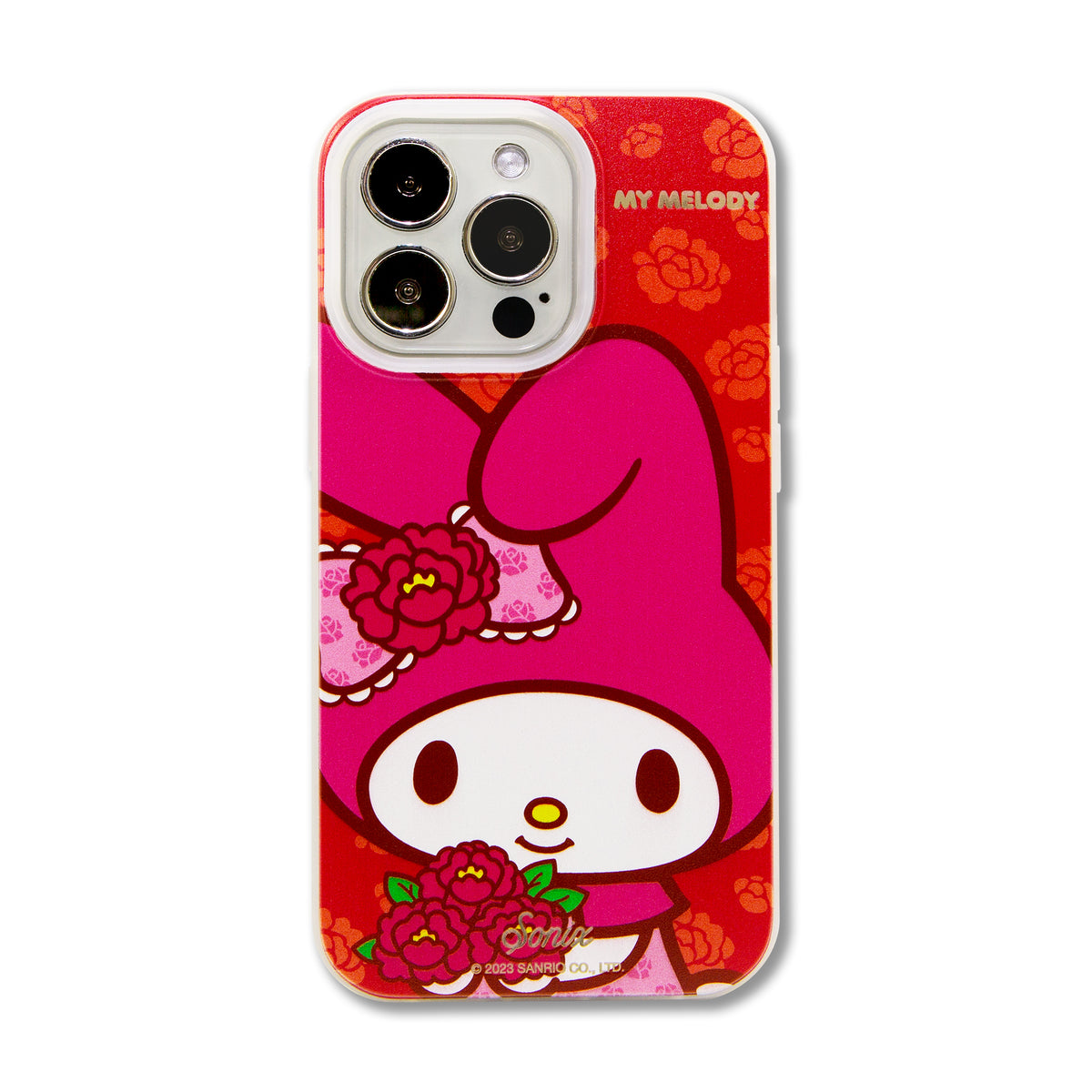 My Melody Peonies MagSafe Compatible iPhone 13 Pro Case from Sonix