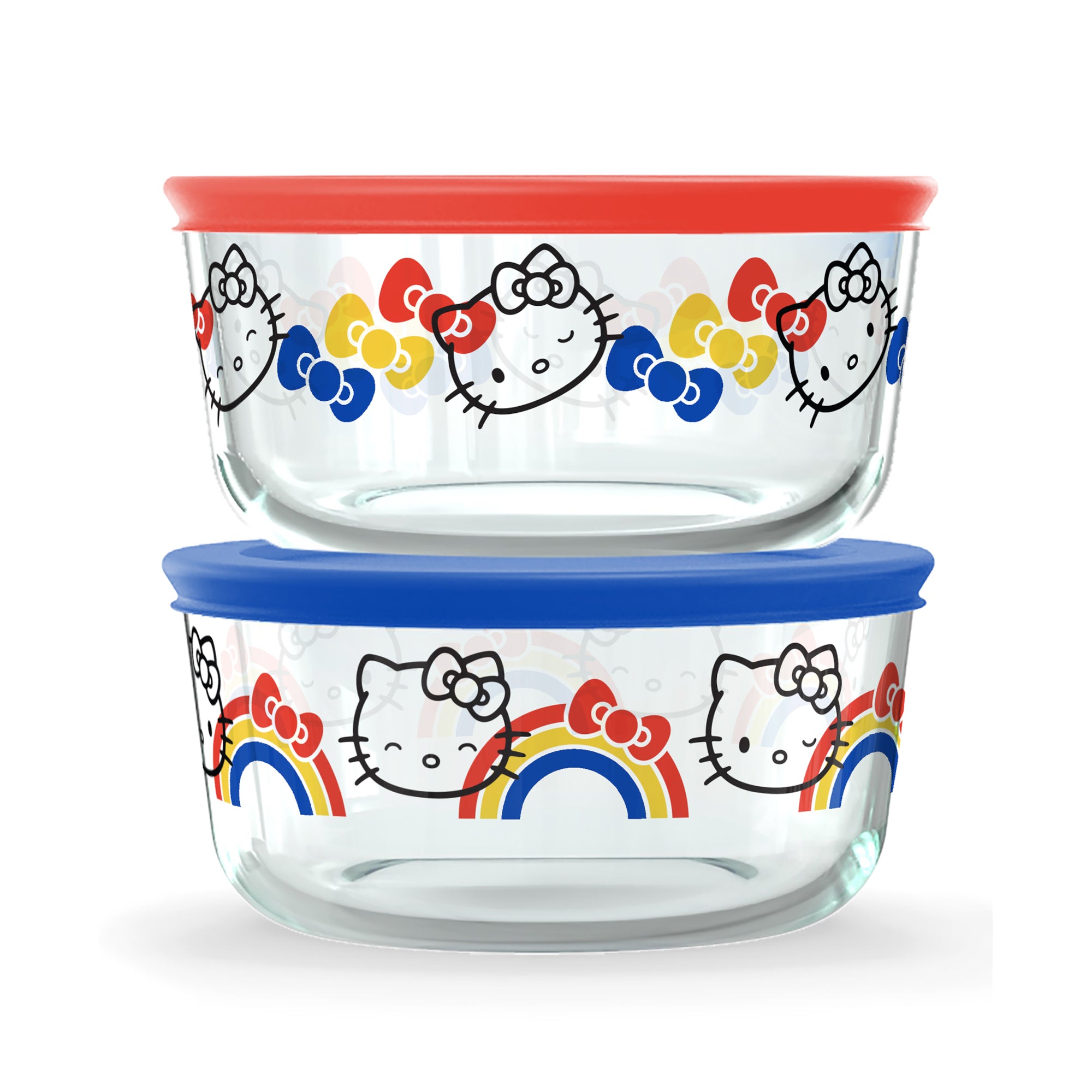 blanding Egypten helgen Hello Kitty x Pyrex Cheerful Vibes Glass Storage Containers (Set of 2)