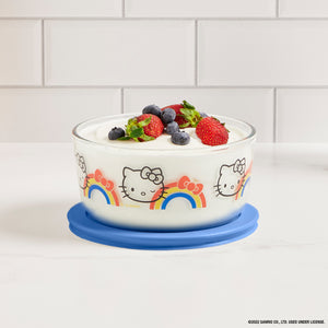 Hello Kitty x Pyrex Cheerful Vibes Glass Storage Containers (Set of 2) Home Goods Instant Brands   