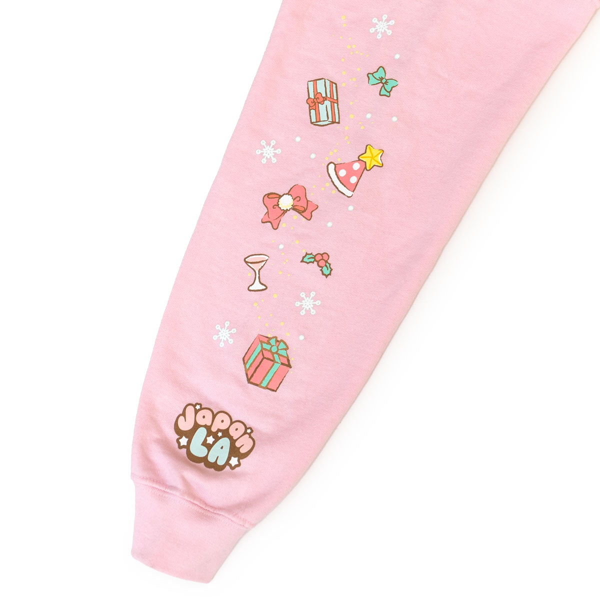 Hello Kitty &amp; Friends JapanLA Pink Holiday Sweater Apparel JapanLA   