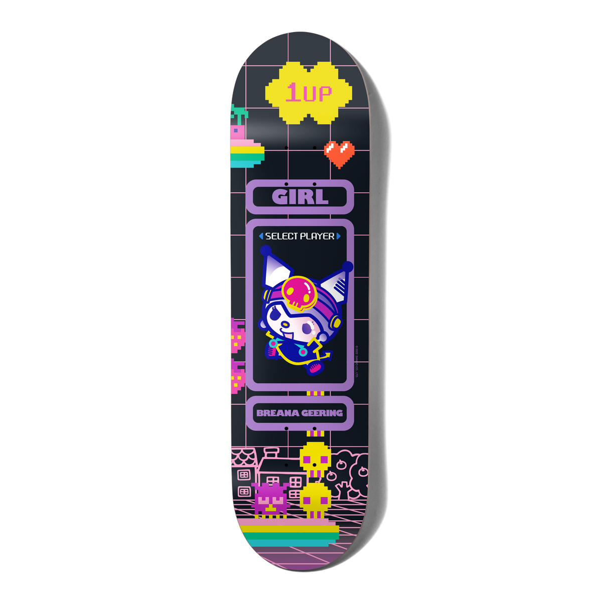 Girl x Sanrio Geering Kuromi Kawaii Arcade Deck Toys&amp;Games Girl Skateboards   