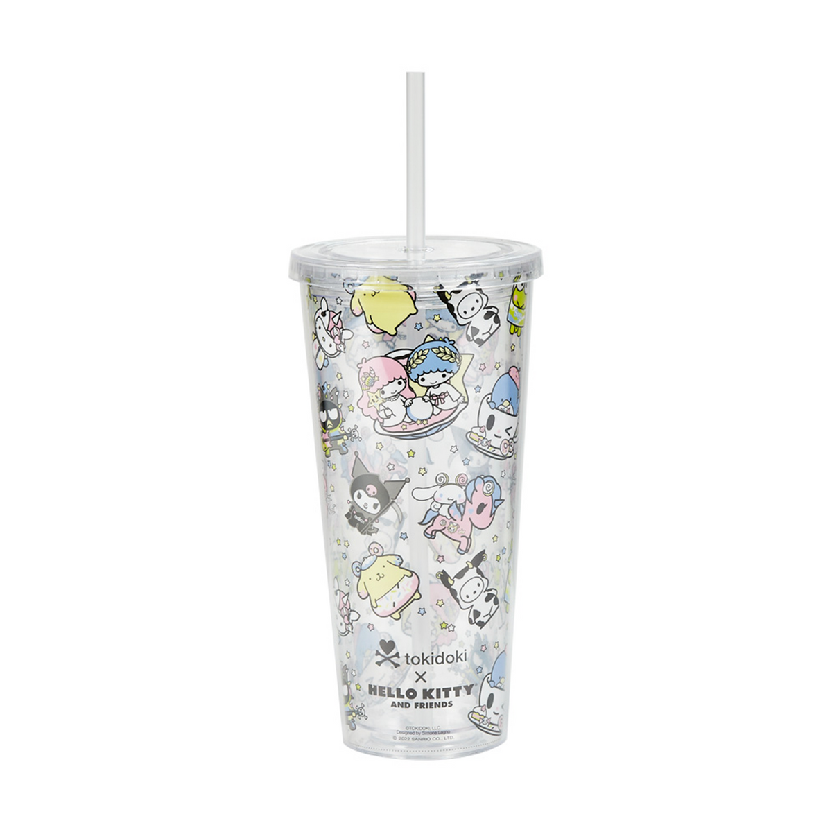 Tokidoki x Hello Kitty Sky Blue Straw Cup