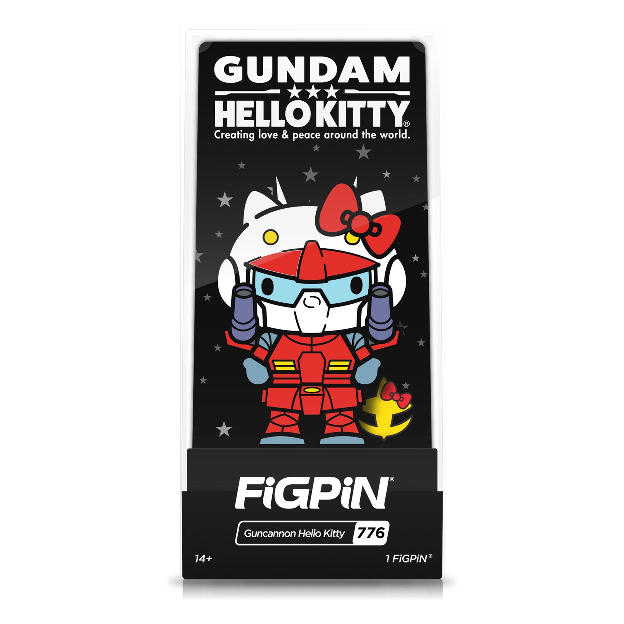 Hello Kitty x Gundam FiGPiN #776 Guncannon Hello Kitty Accessory FiGPiN   