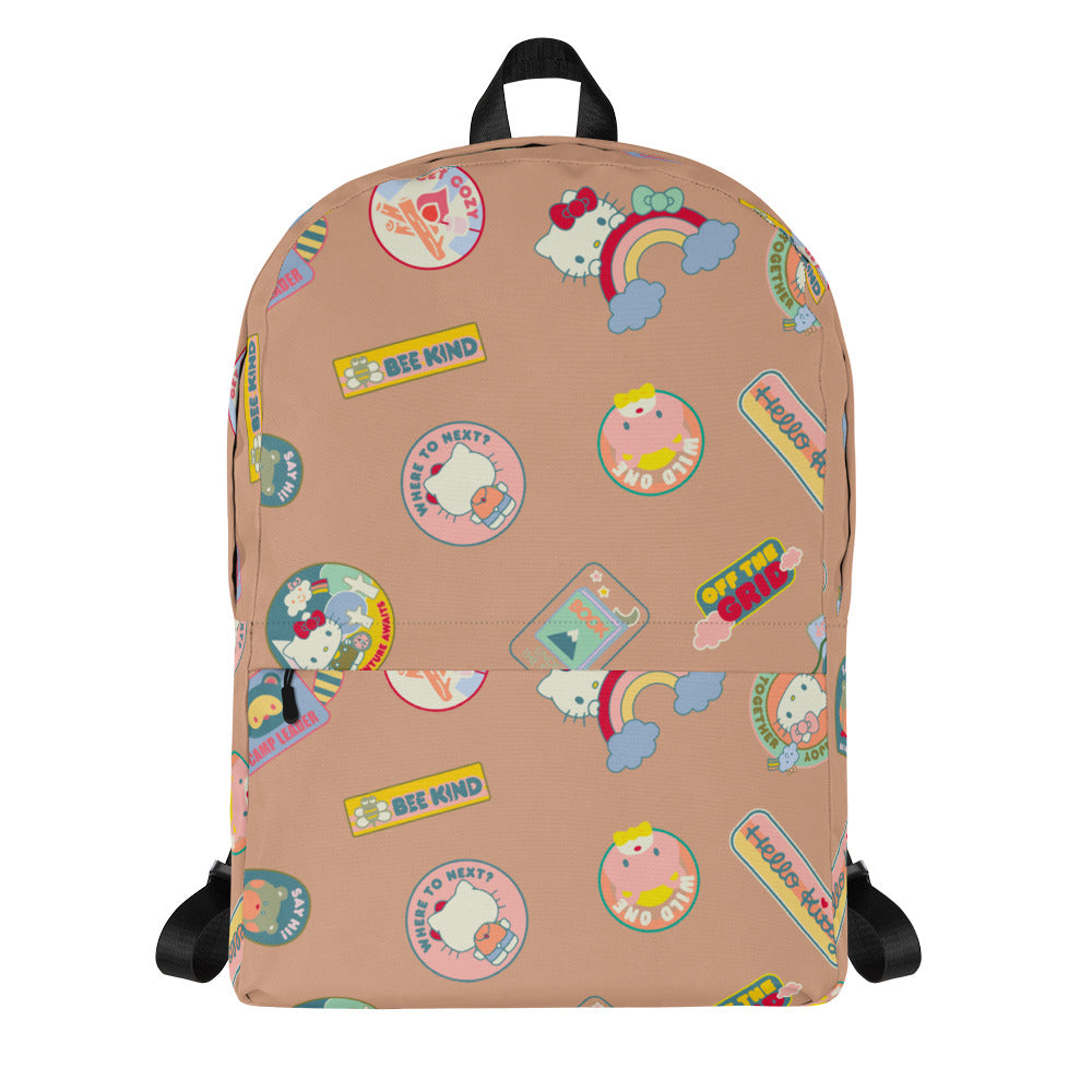 Hello Kitty Adventure Camp All-Over Print Backpack Backpacks Printful Default Title  