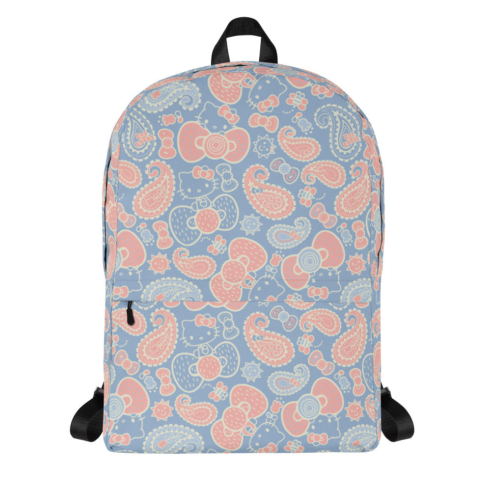 Hello Kitty Paisley All-Over Print Backpack Backpacks Printful Default Title  