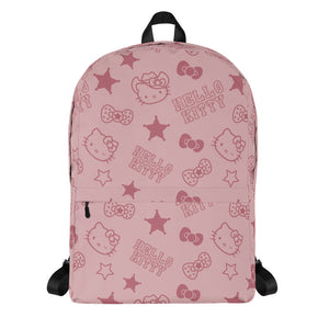 Hello Kitty Pink Western All-over Print Backpack Backpacks Printful Default Title  