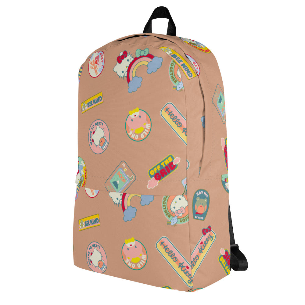 Hello Kitty Adventure Camp All-Over Print Backpack Backpacks Printful   