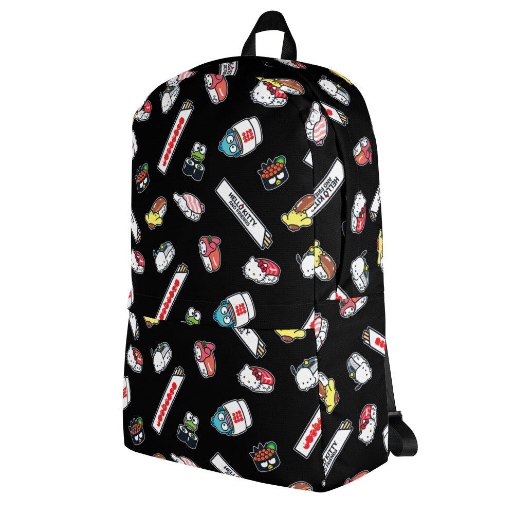 Hello Kitty and Friends Sushi Time All-over Print Backpack Backpacks Printful   