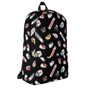 Hello Kitty and Friends Sushi Time All-over Print Backpack Backpacks Printful   