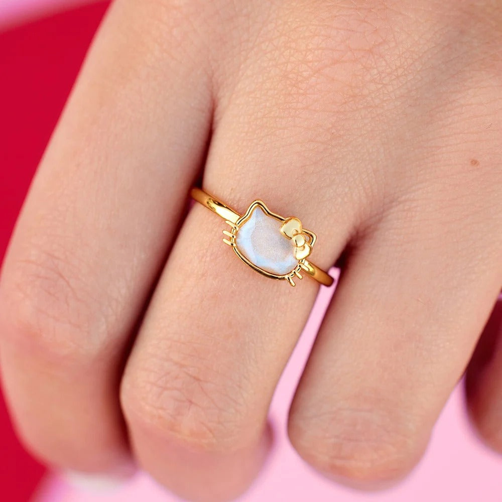 Hello Kitty x Pura Vida Opal Ring Jewelry Pura Vida (Creative Genius)   