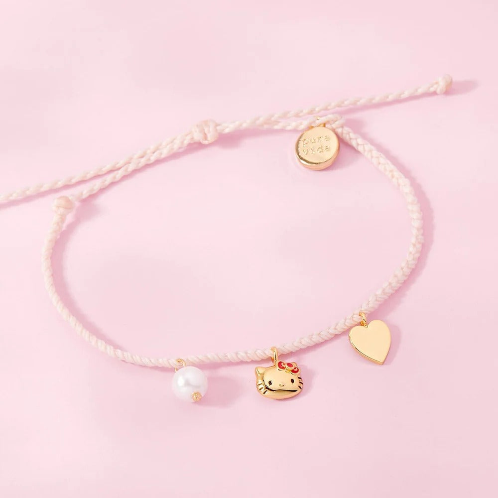Hello Kitty x Pura Vida Mixed Charm Bracelet Jewelry Pura Vida (Creative Genius)   