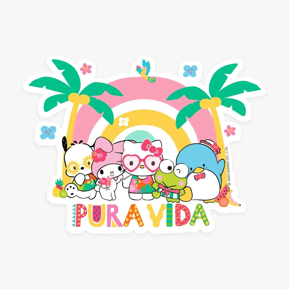 Hello Kitty and Friends x Pura Vida Tropical Sticker