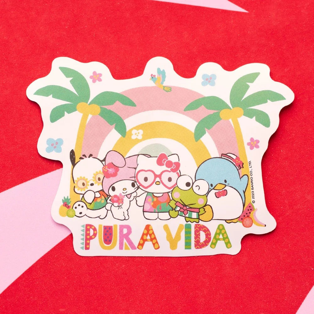 Hello Kitty and Friends x Pura Vida Tropical Sticker Stationery Pura Vida (Creative Genius)   