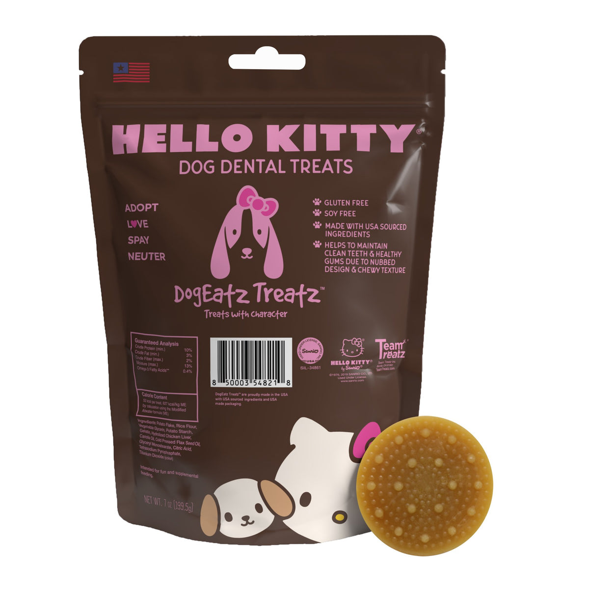Team Treatz Hello Kitty Dog Dental Treats Home Goods TEAM TREATZ   