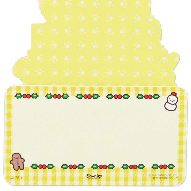 Pompompurin Gift Boxes Pop-up Holiday Card Stationery Global Original   
