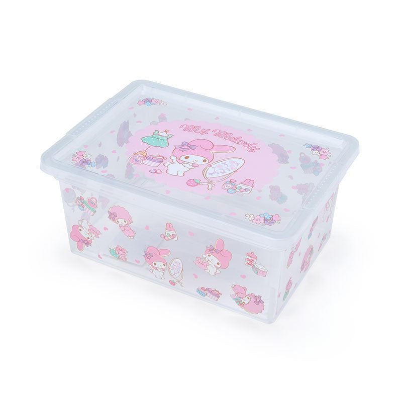 My Melody Clear Storage Box Home Goods Japan Original   