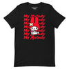 My Melody Red Logo T-Shirt Black Apparel Printful XS  