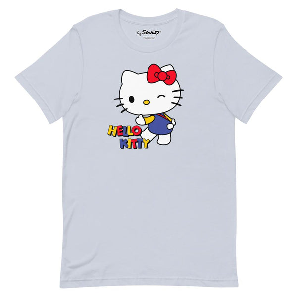 Hello Kitty Primary Logo T-Shirt Light Blue