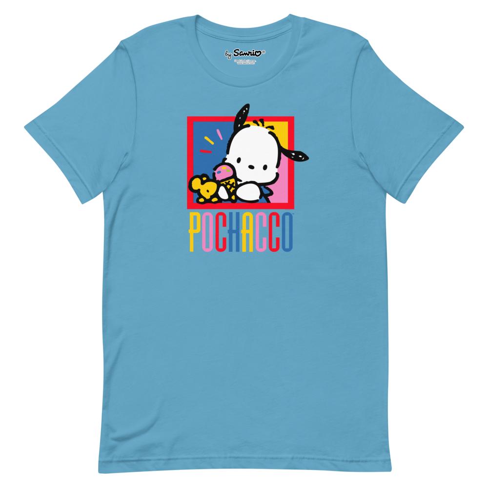 Pochacco Primary Logo T-Shirt Apparel Printful S  