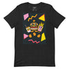 Dokidoki Yummychums 80s Retro Tee Apparel Printful Black Heather XS 